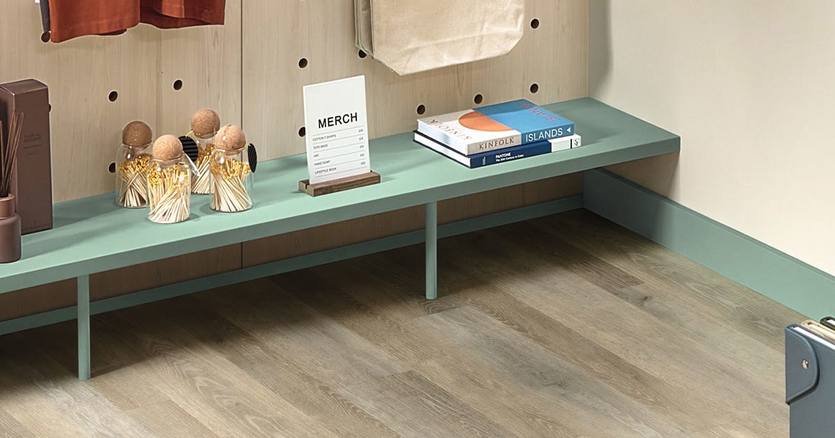 Blanched Oak: Commercial LVT Flooring from the Amtico Spacia